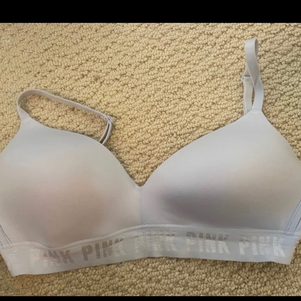 Pink bra